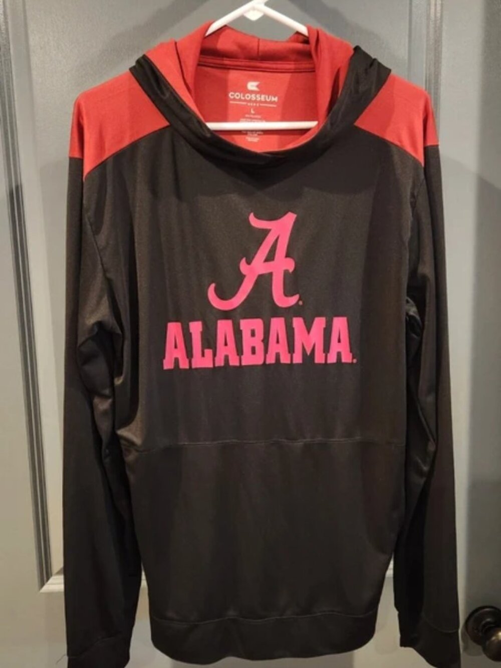 Alabama Colosseum Black and Red Men's Hoodie